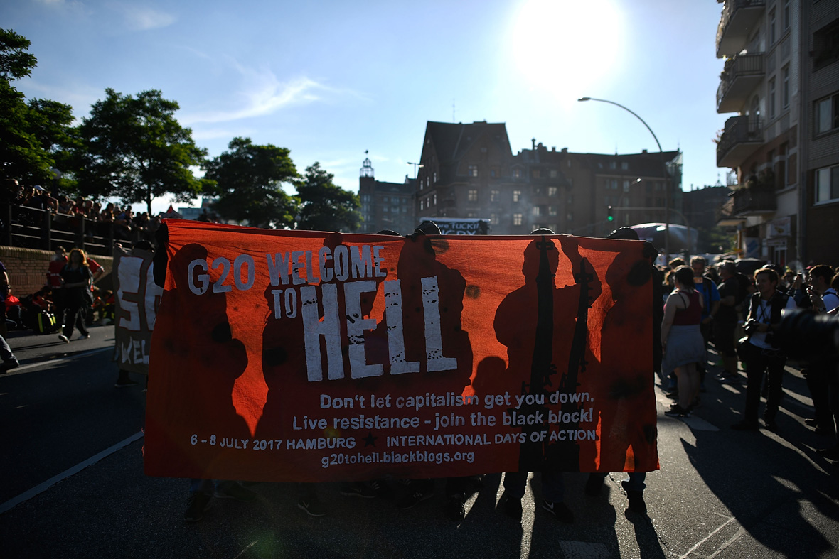 G20 protests Hamburg Welcome to Hell