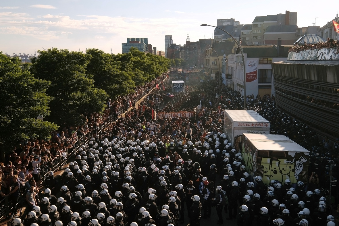 G20 protests Hamburg Welcome to Hell