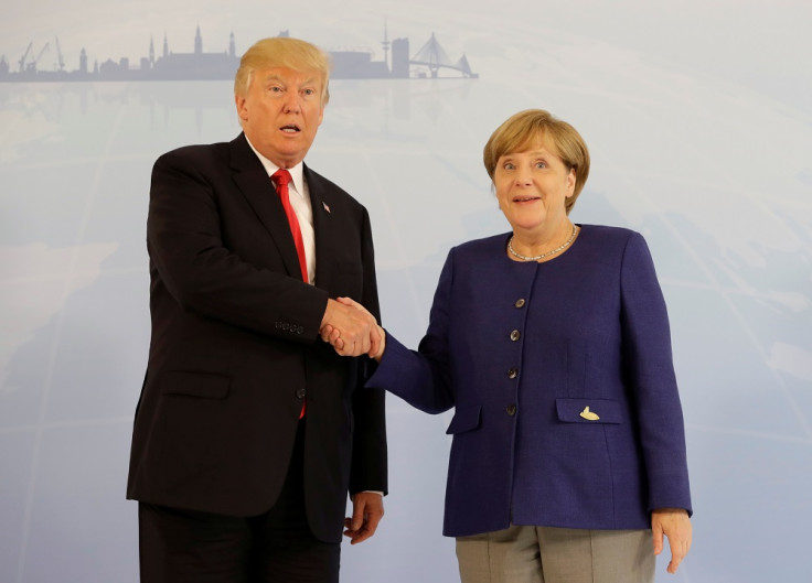 Donald Trump Angela Merkel