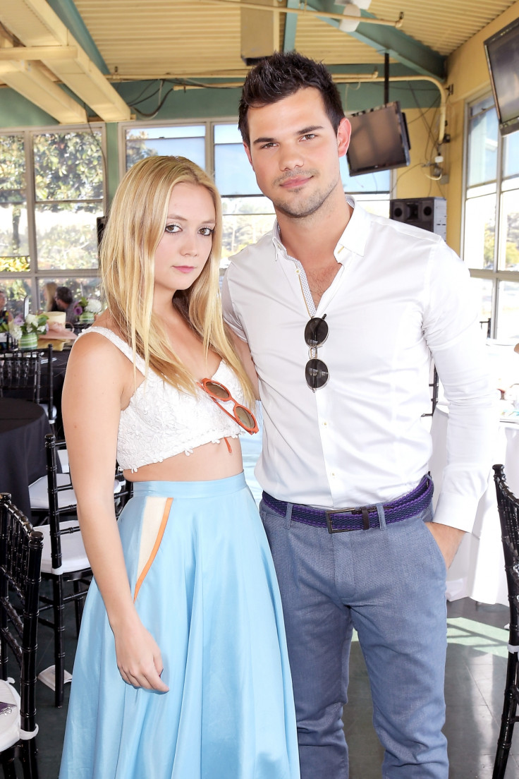 Billie Lourd and Taylor Lautner