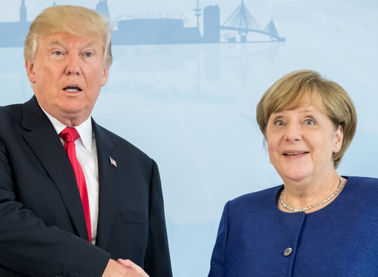 Donald Trump Angela Merkel