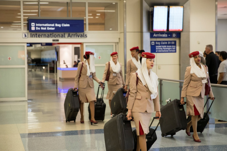 Emirates flight attendants