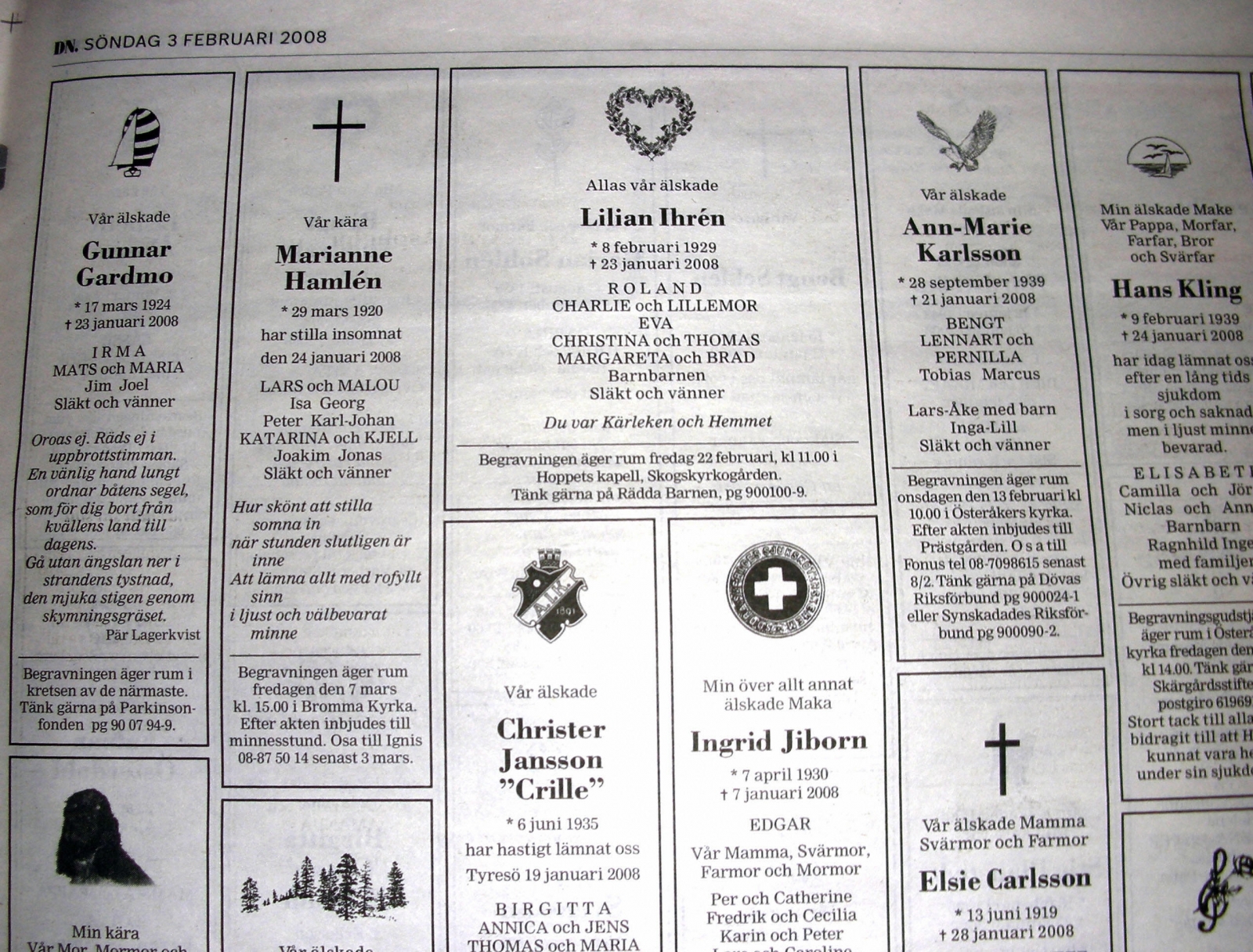 newspaper obituaries