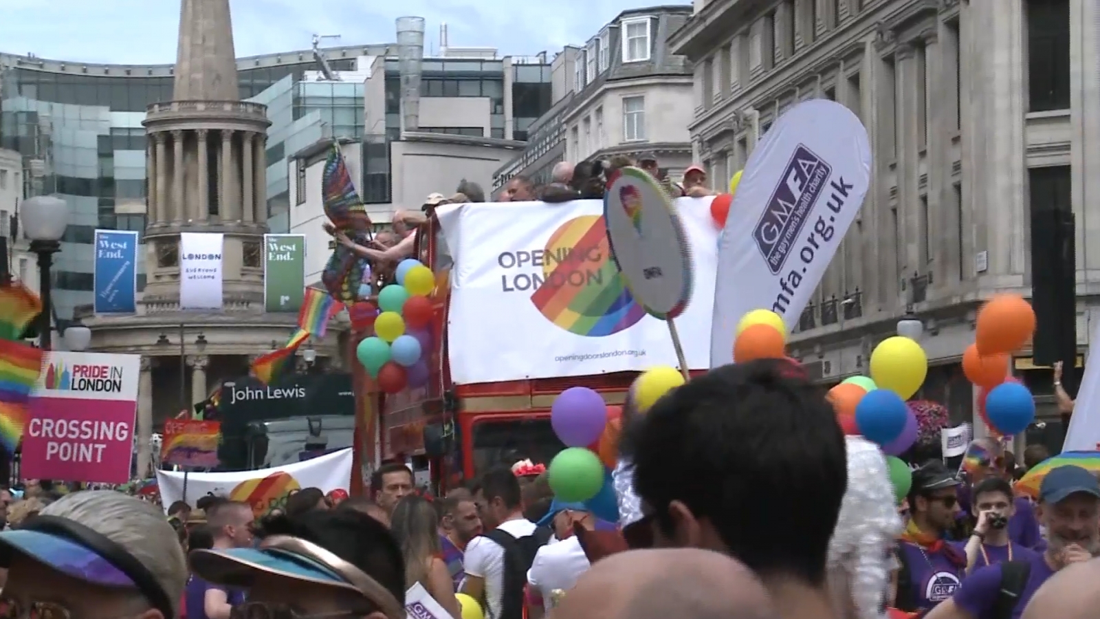 Tens of thousands attend 45th London Pride parade