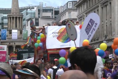 Tens of thousands attend 45th London Pride parade