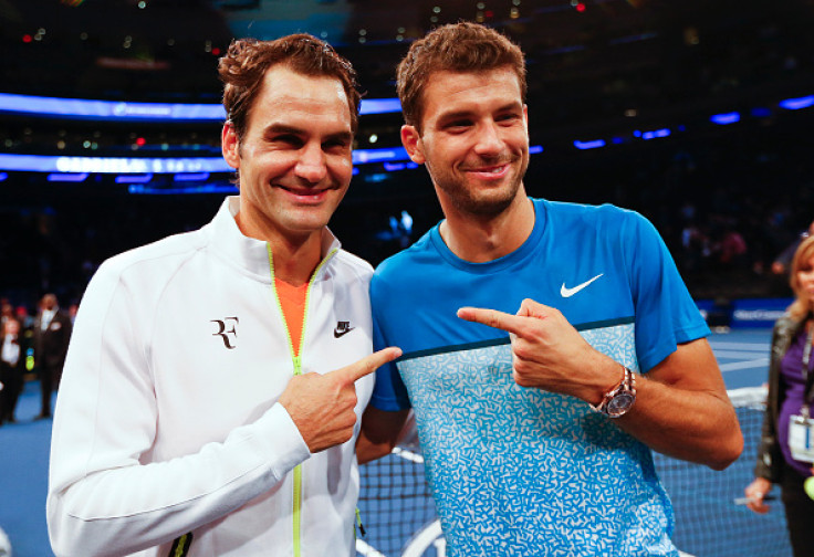 Roger Federer and Grigor Dimitrov