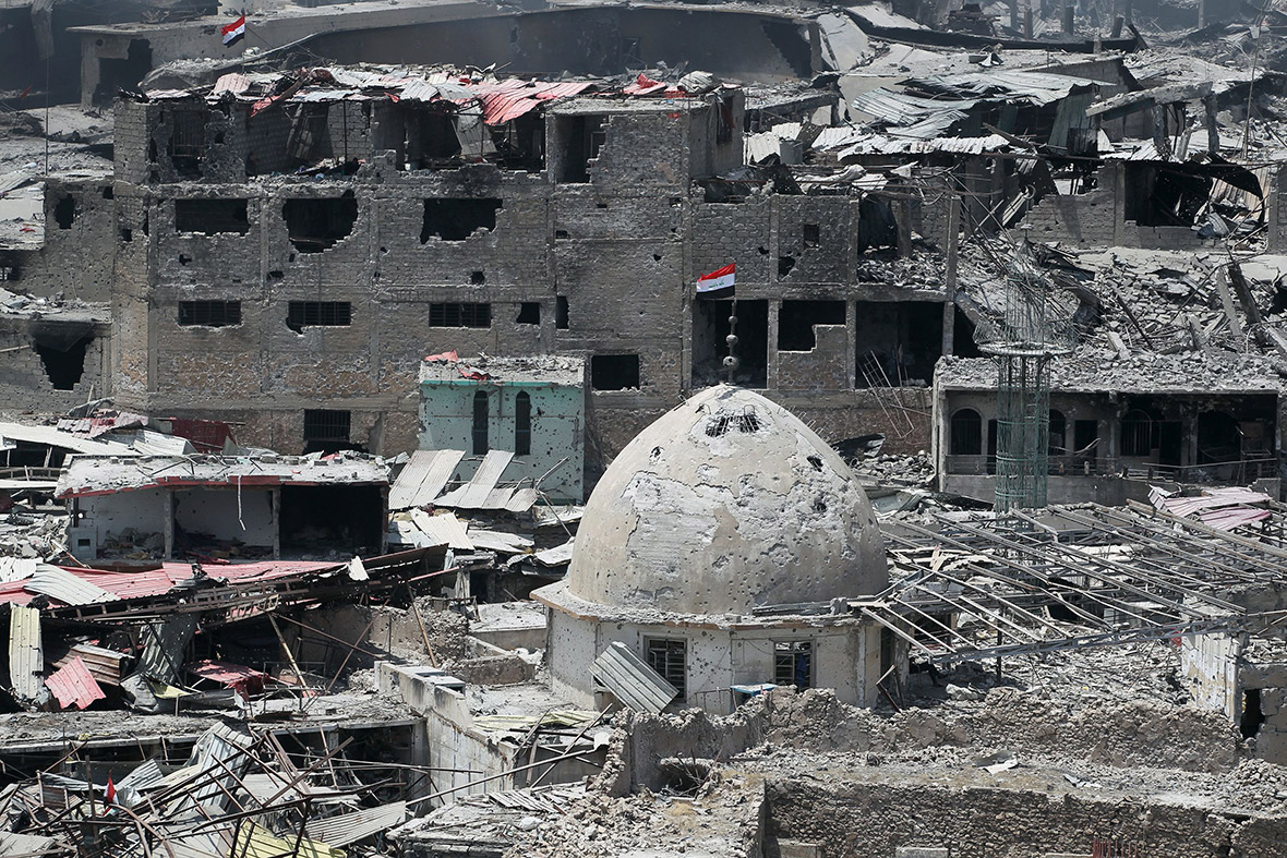 Mosul Old City destroyed Mosul Old City destroyed