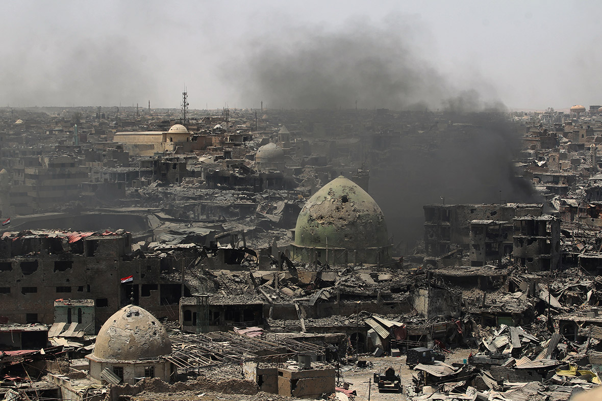 Mosul Old City destroyed Mosul Old City destroyed