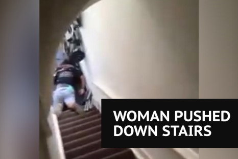 Shocking Video Shows Woman Pushed Down Stairs After Fight With Airbnb Host