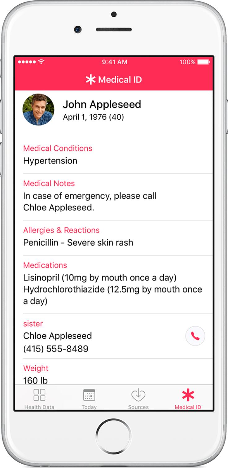 iPhone tricks and hacks Medical ID
