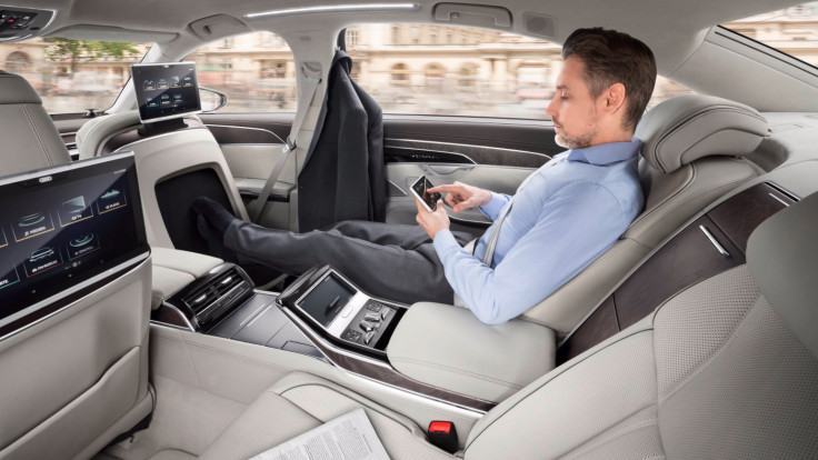 Audi A8 rear seat luxury