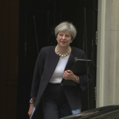 Theresa May Departs Number 10 for Gig Economy Speech