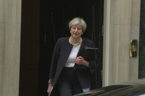 Theresa May Departs Number 10 for Gig Economy Speech