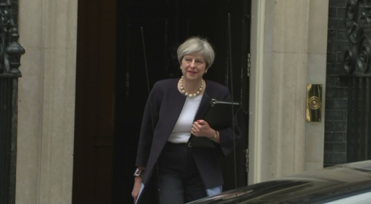 Theresa May Departs Number 10 for Gig Economy Speech