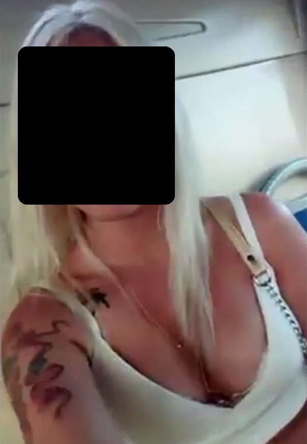 Man masturbating on bus Spain