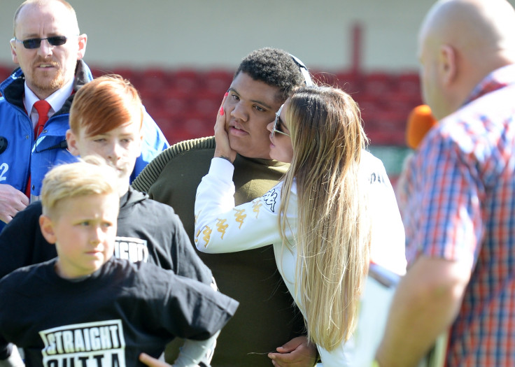 Katie Price and son Harvey