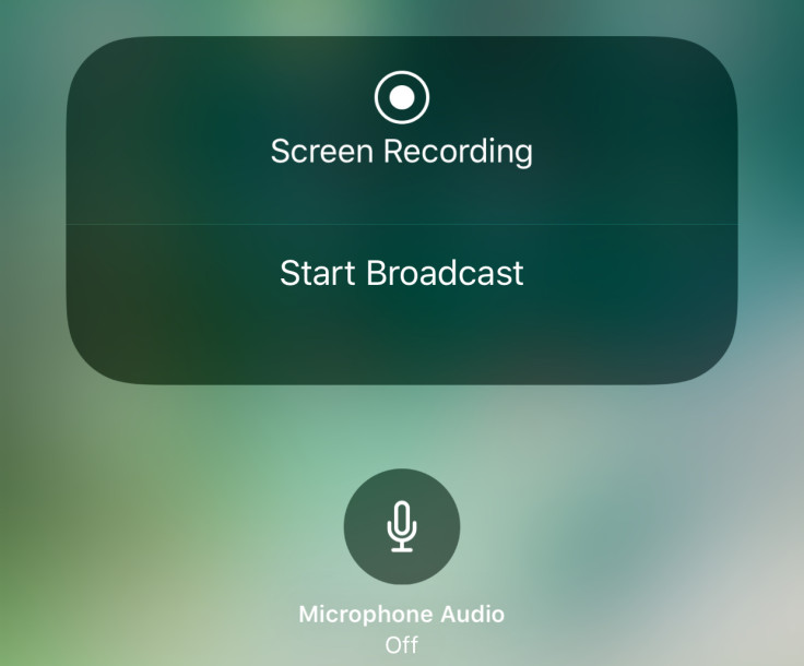 iOS 11 Screen Broadcast feature