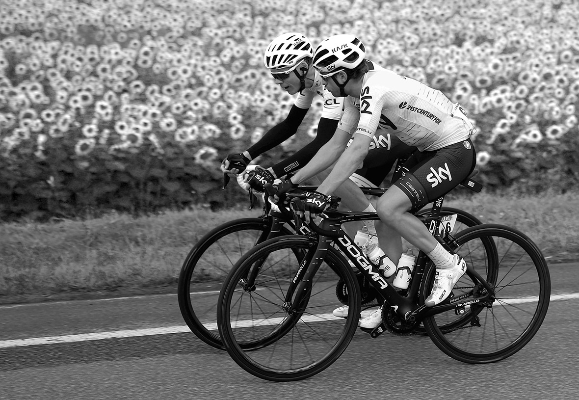 Tour de France 2017: All the action in dramatic black-and-white photos