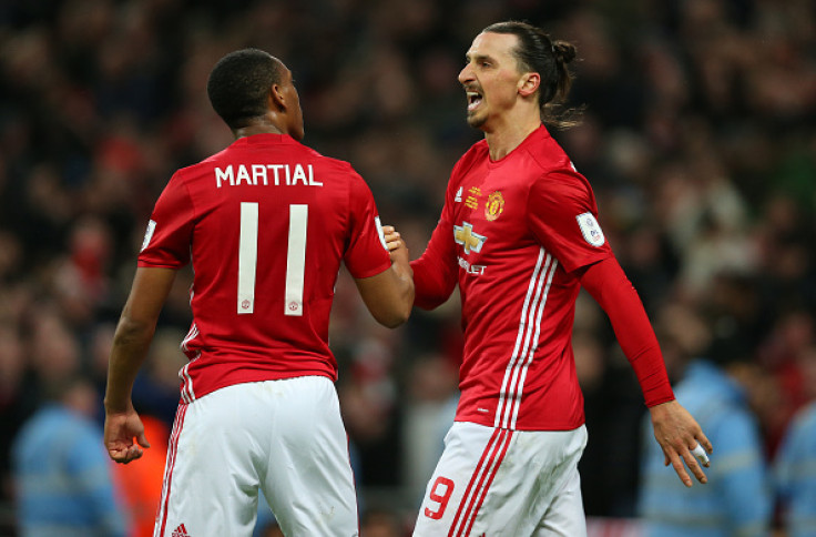 Anthony Martial and Zlatan Ibrahimovic