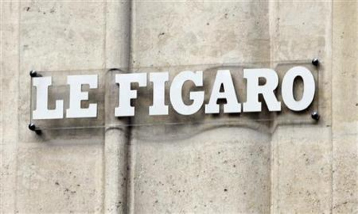 Outside view of the building of France&#039;s daily newspaper le Figaro in Paris