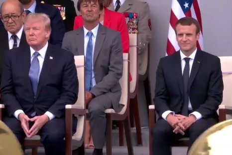 Watch Military Band Play Daft Punk Medley For Macron And Unimpressed Trump