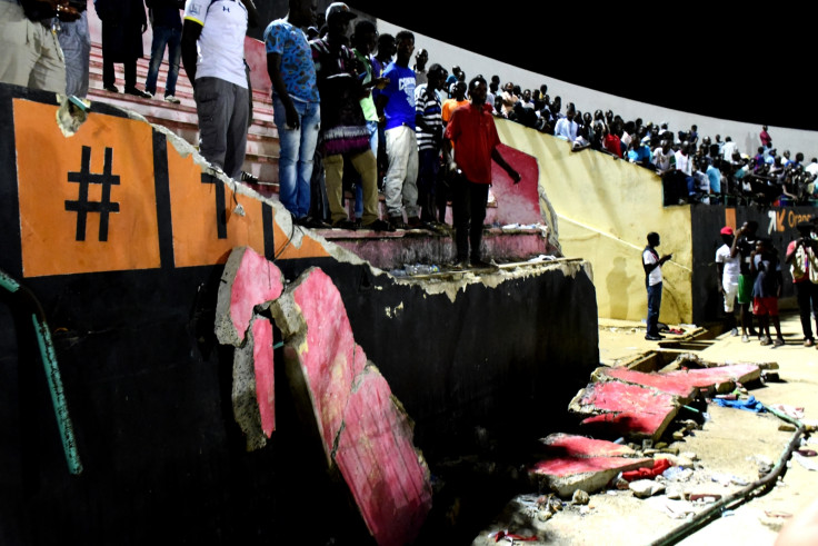 Senegal stadium wall collapse
