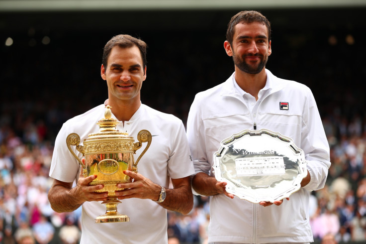 Roger Federer and Marin Cilic