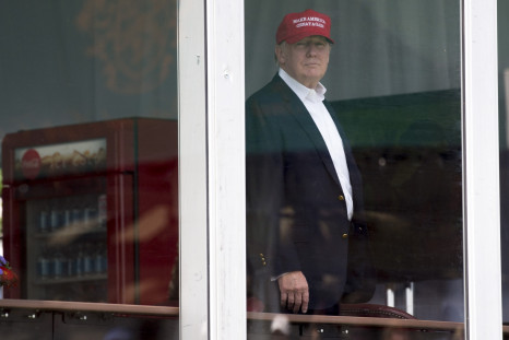 Donald Trump at Trump National Golf Course