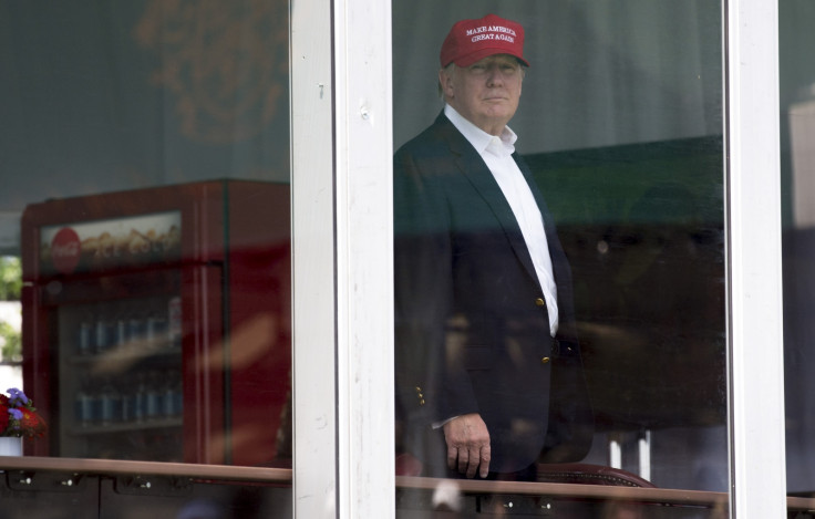 Donald Trump at Trump National Golf Course