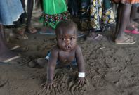 refugee child from South Sudan