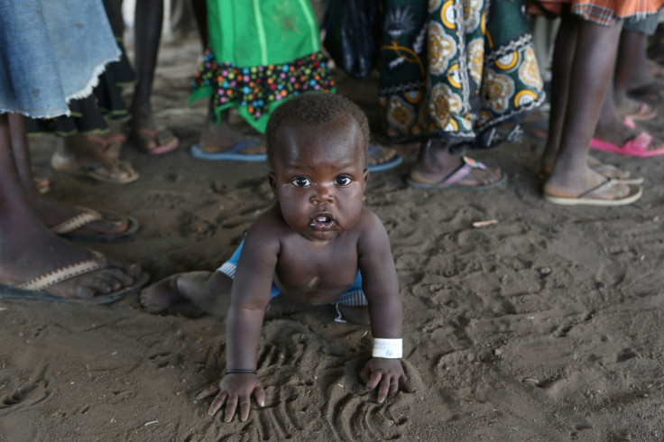 refugee child from South Sudan