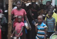 South Sudanese refugees in Uganda 