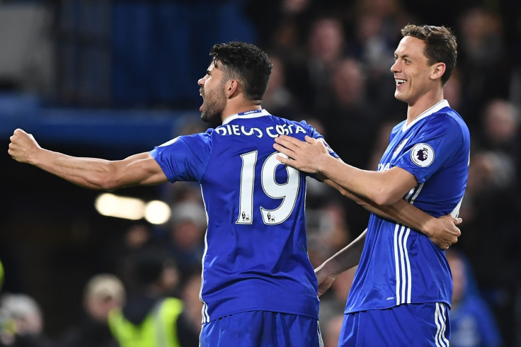 Diego Costa and Nemanja Matic