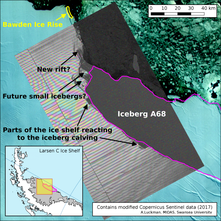 Larsen C new rift