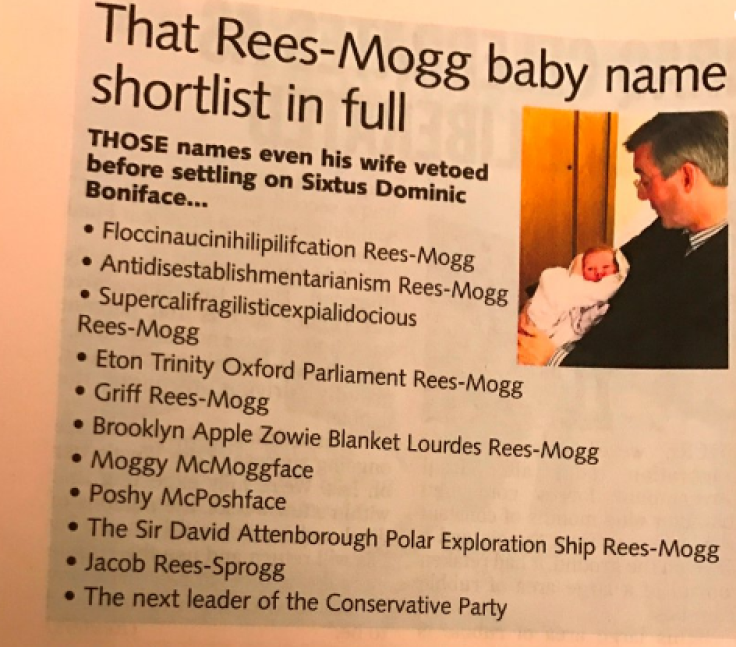 Rees-Mogg children names