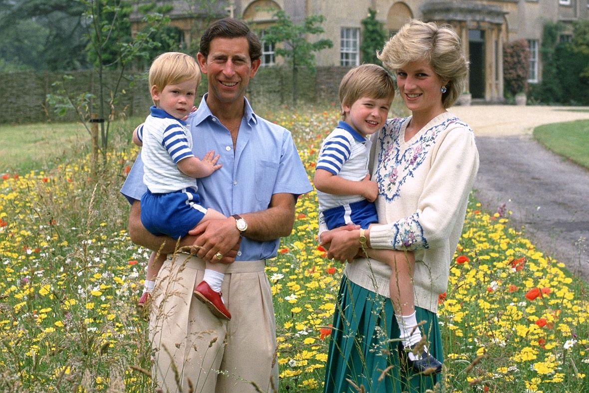 Lovely Photos Of Princess Diana With Her Sons Princes William And Harry