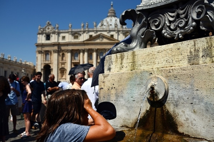Vatican fountain 