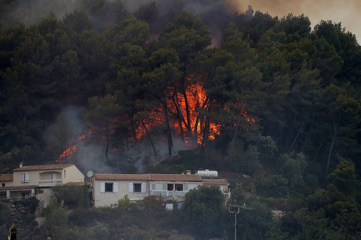 France drought fires