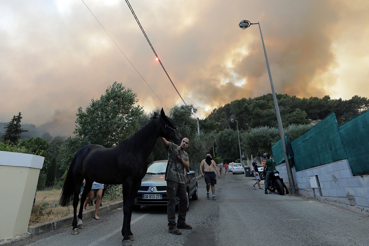 France drought fires