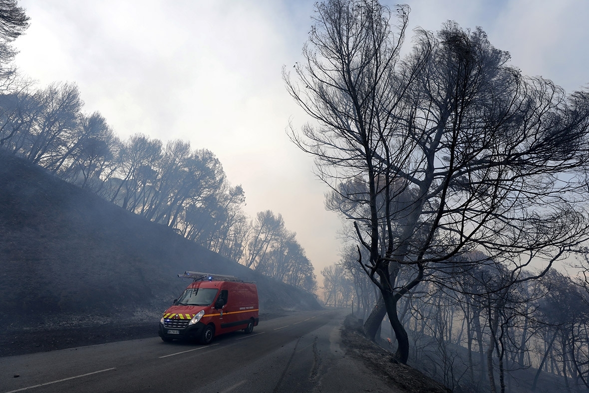 France drought fires