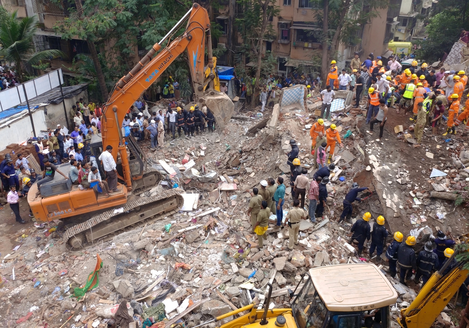 Several dead in building collapse in India's financial capital Mumbai