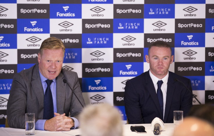 Ronald Koeman and Wayne Rooney