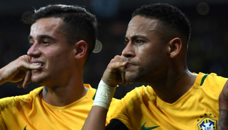 Philippe Coutinho and Neymar