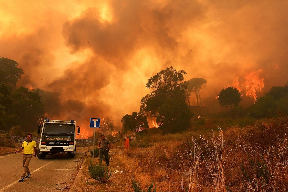 Southern Europe wildfires