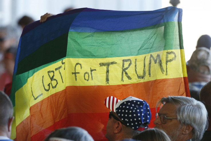 LGBT For Trump flag