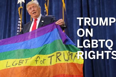 What Donald Trump has said on LGBTQ rights versus what he has actually done