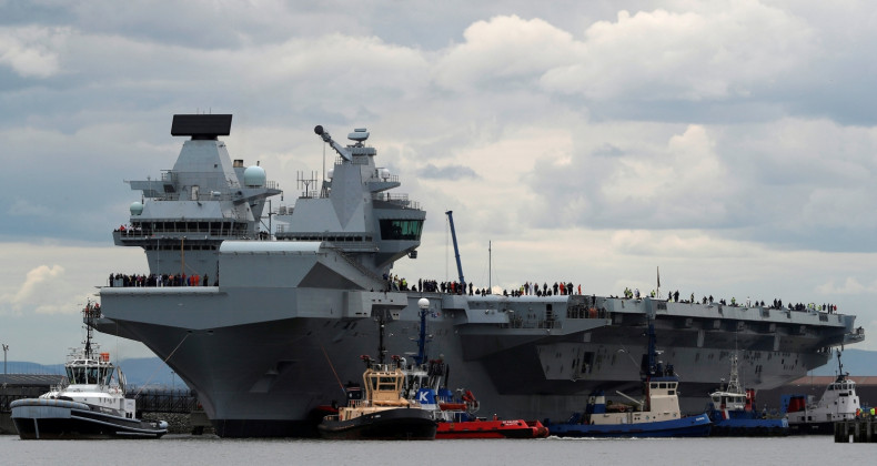 British aircraft carrier HMS Queen Elizabeth