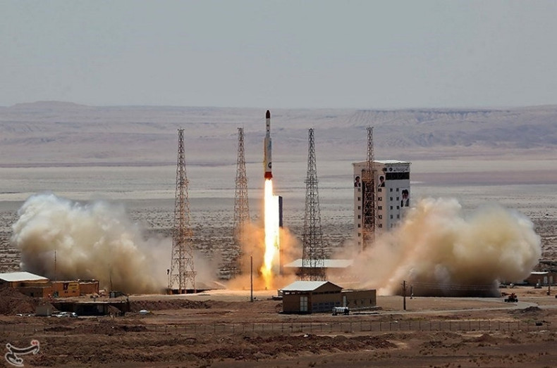 Iran launches satellite carrying rocket