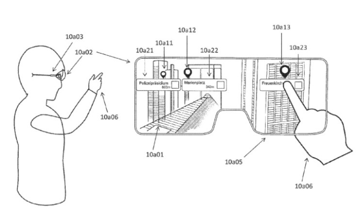 Apple Ar glasses patent