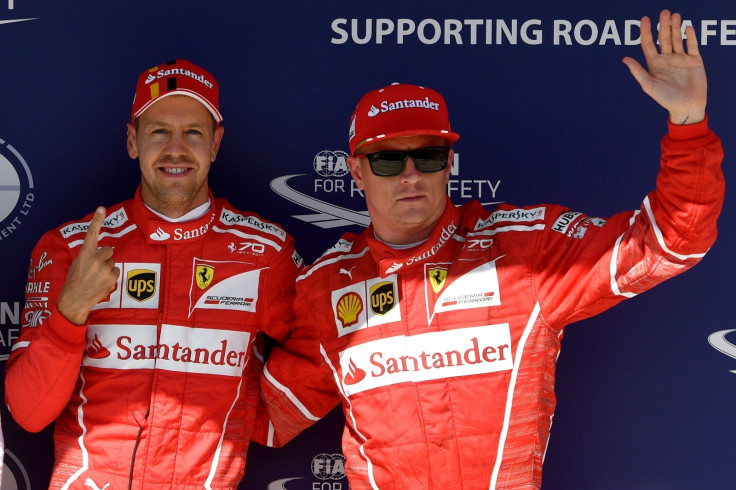 Sebastian Vettel and Kimi Raikkonen